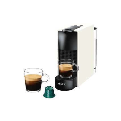 Krups - Καφετιέρα για κάψουλες NESPRESSO Essenza mini 1310W/230V λευκό