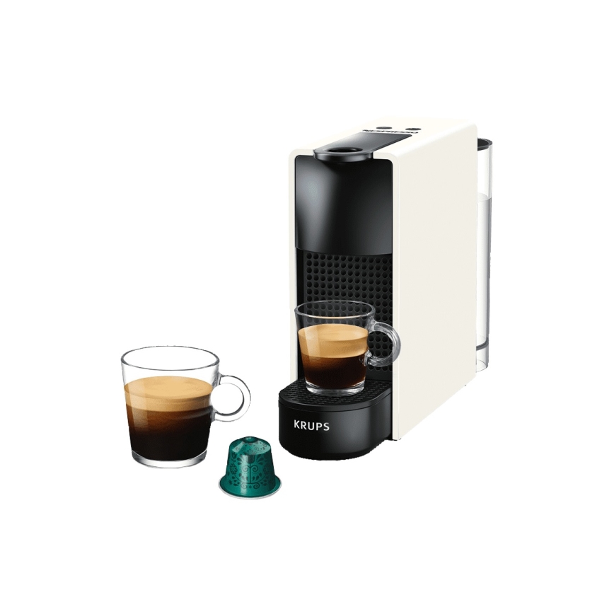 Krups - Καφετιέρα για κάψουλες NESPRESSO Essenza mini 1310W/230V λευκό