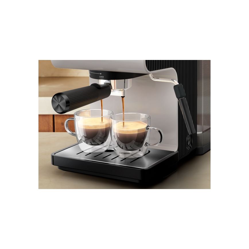 Krups - Μηχανή espresso πίεσης  AUTHENTIC 1450W/230V γκρι
