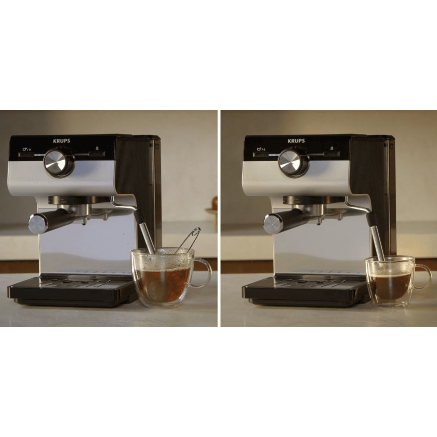 Krups - Μηχανή espresso πίεσης  AUTHENTIC 1450W/230V γκρι