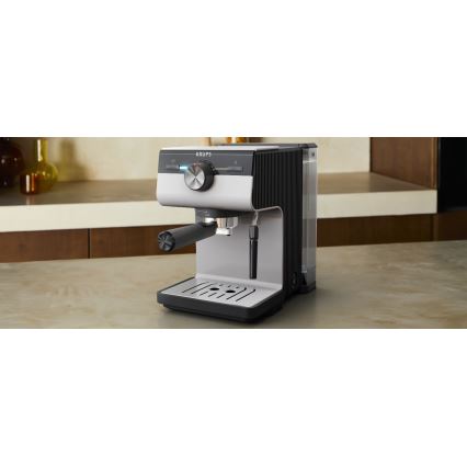 Krups - Μηχανή espresso πίεσης  AUTHENTIC 1450W/230V γκρι