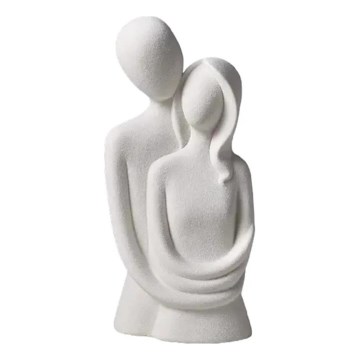 Κεραμικό επιτραπέζιο διακοσμητικό 21x8,5x10 εκ. λευκό