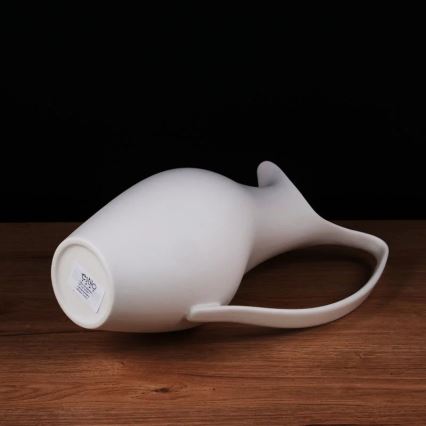 Κεραμικό βάζο 33x17x19 εκ. λευκό