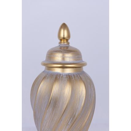 Κεραμικό βάζο 40,8x17,5 cm χρυσό/γκρι