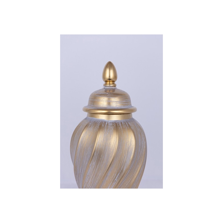 Κεραμικό βάζο 40,8x17,5 cm χρυσό/γκρι