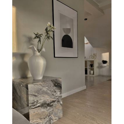 Κεραμικό βάζο 41,5x23 cm λευκό