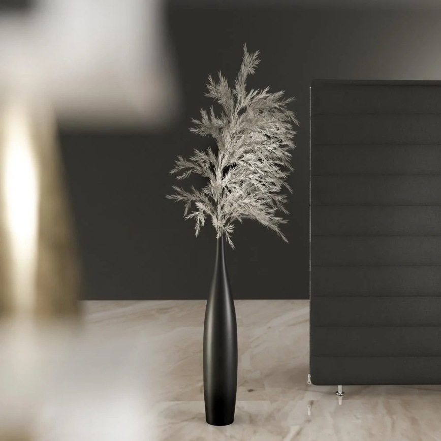 Κεραμικό βάζο 70 εκ., ματ μαύρο