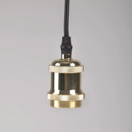 Καλώδιο τροφοδοσίας 1xE27/20W/230V χρυσαφί