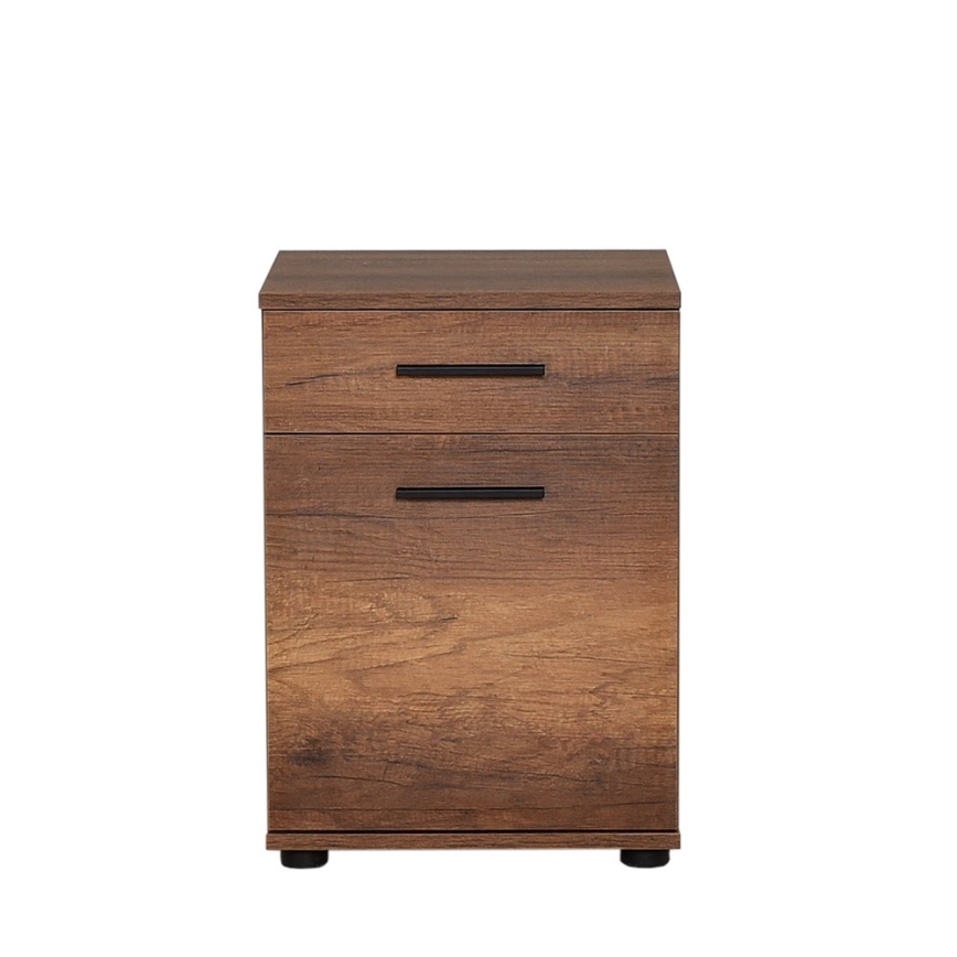 Κομοδίνο 57x40 εκ. καφέ