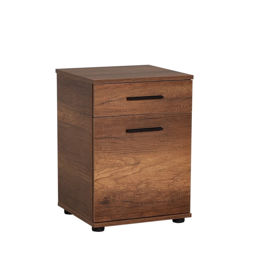 Κομοδίνο 57x40 εκ. καφέ