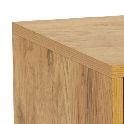 Κομοδίνο ALIN 46x40 cm ανοιχτό καφέ