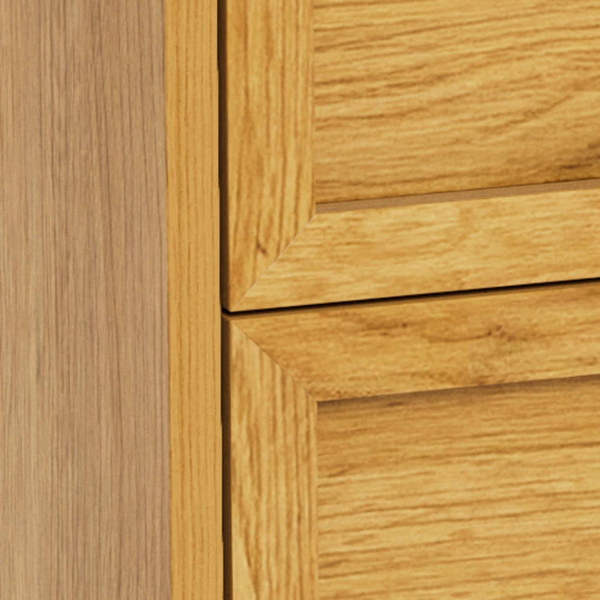 Κομοδίνο ALIN 46x40 cm ανοιχτό καφέ