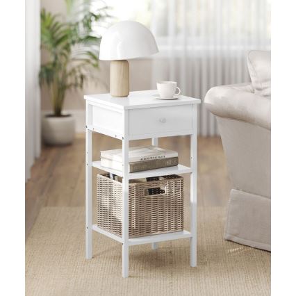 Κομοδίνο ARIN λευκό