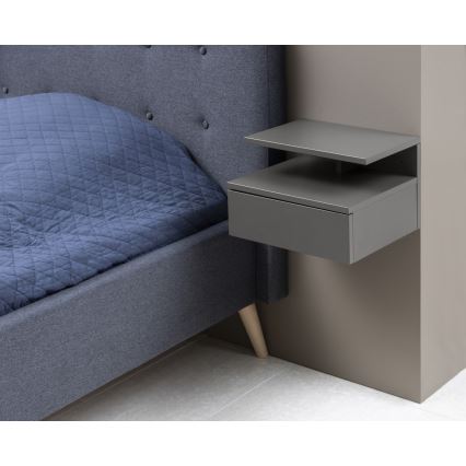 Κομοδίνο AVA γκρι