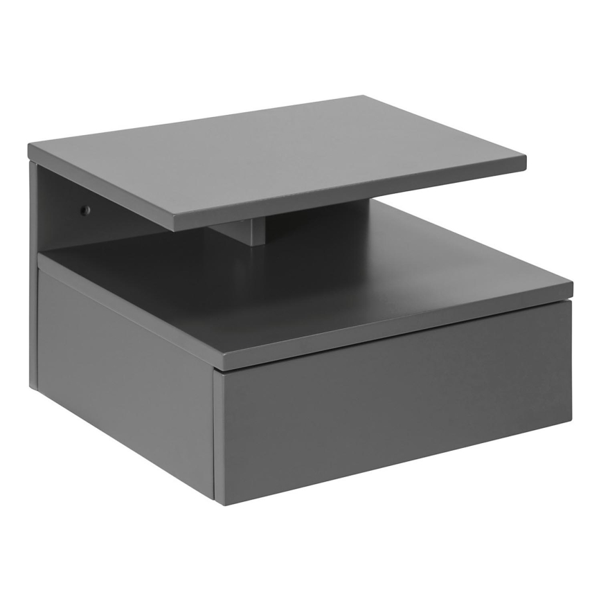 Κομοδίνο AVA γκρι