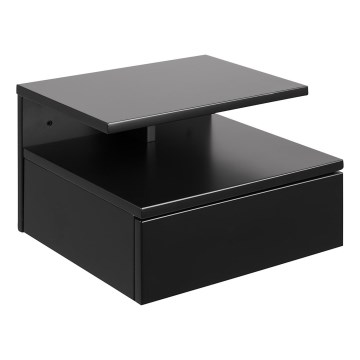 Κομοδίνο AVA μαύρο