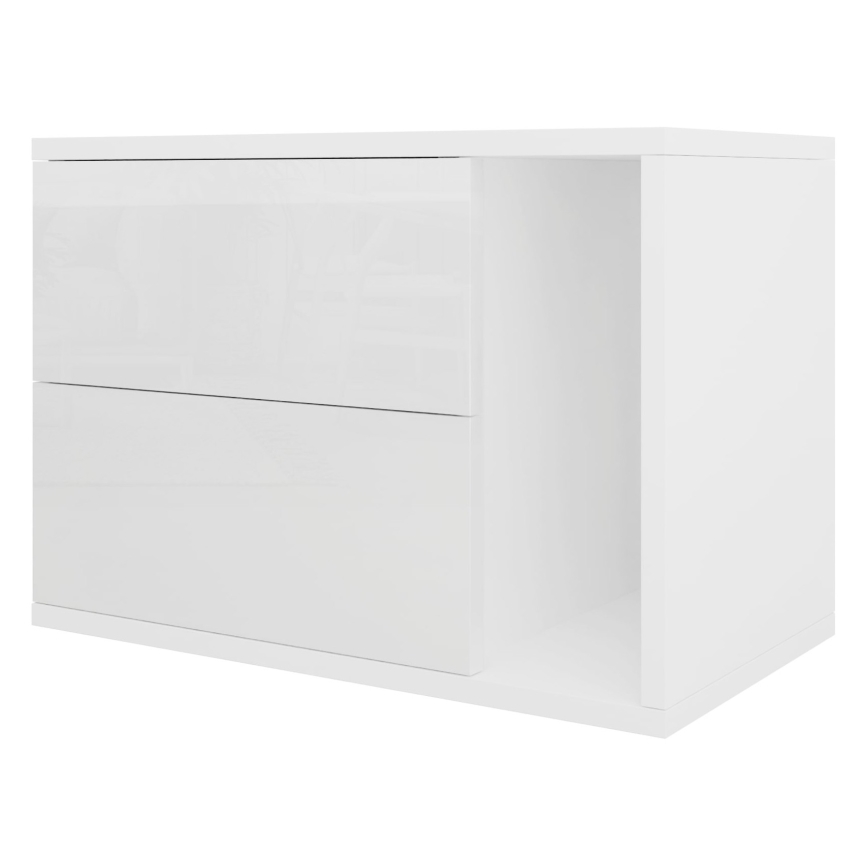 Κομοδίνο BECE 40x57 εκ. λευκό