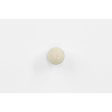 Κομοδίνο BUBO 58x69 εκ. λευκό/φυσικό οξιά