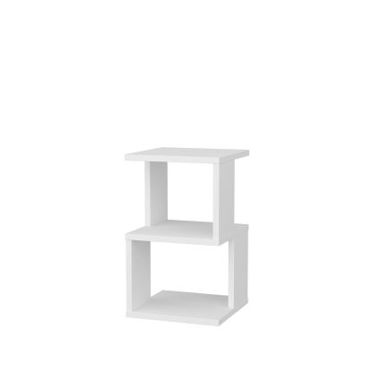 Κομοδίνο CARTER 49,4x29,6 cm λευκό