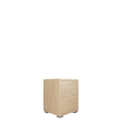 Κομοδίνο GESITA 38x30 cm σε απόχρωση δρυός Cremona