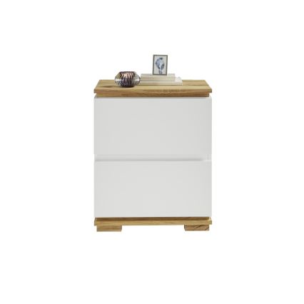 Κομοδίνο JAVIN λευκό