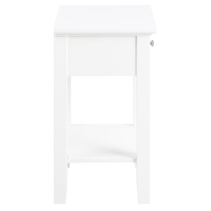 Κομοδίνο LARA λευκό