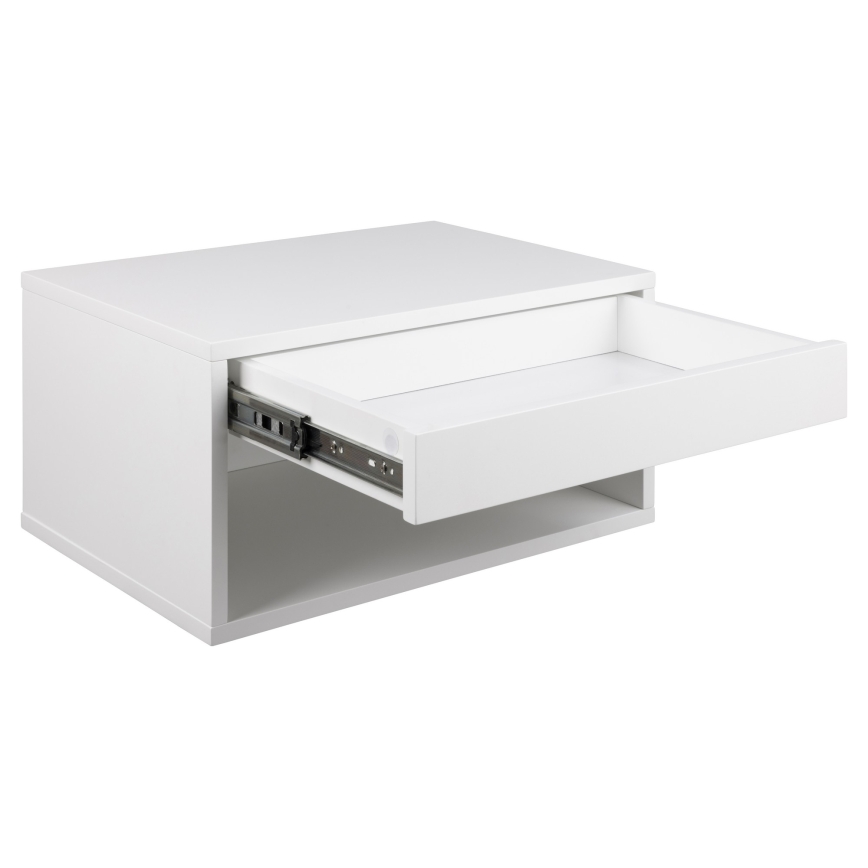 Κομοδίνο LIGNE 50x35 cm σε λευκό χρώμα