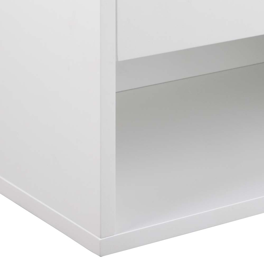 Κομοδίνο LIGNE 50x35 cm σε λευκό χρώμα