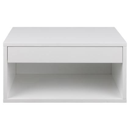 Κομοδίνο LIGNE 50x35 cm σε λευκό χρώμα