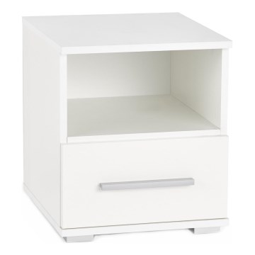 Κομοδίνο LIMA 44x40 cm λευκό