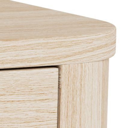 Κομοδίνο MADERA 46x30 cm σε απόχρωση λευκής δρυός
