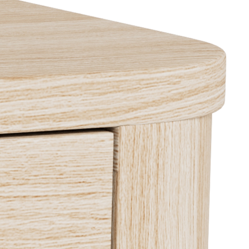 Κομοδίνο MADERA 46x30 cm σε απόχρωση λευκής δρυός