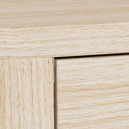 Κομοδίνο MADERA 46x30 cm σε απόχρωση λευκής δρυός