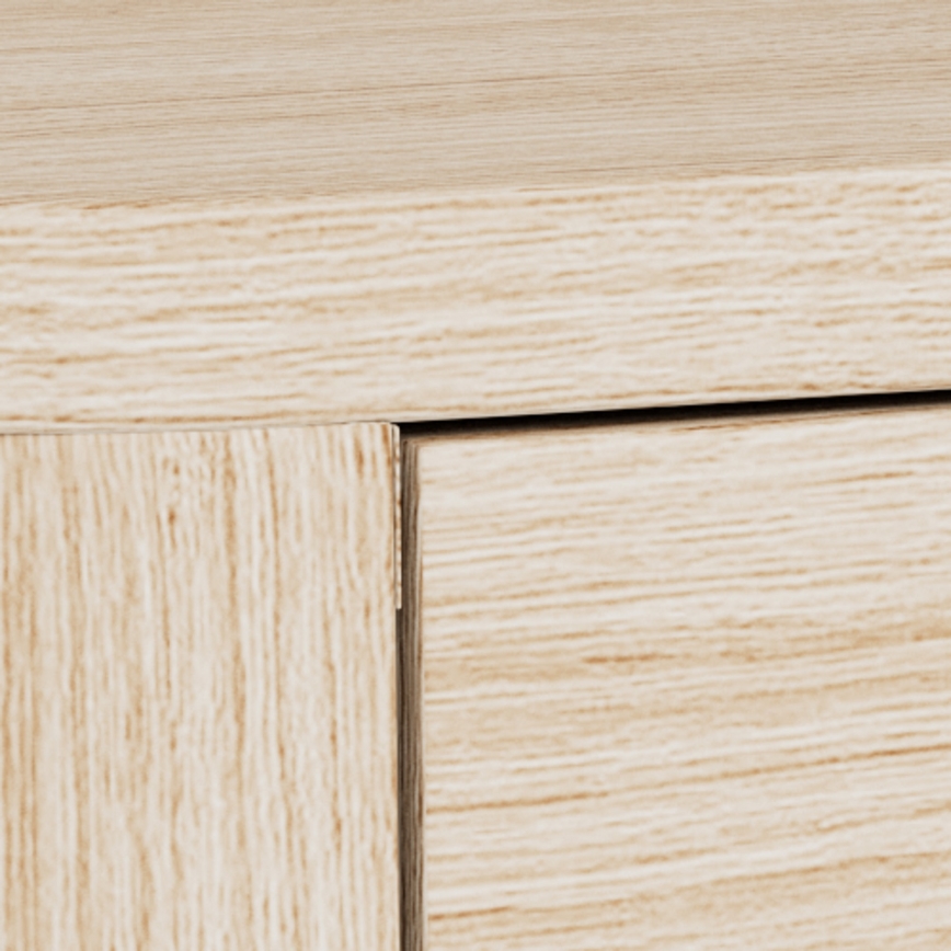 Κομοδίνο MADERA 46x30 cm σε απόχρωση λευκής δρυός