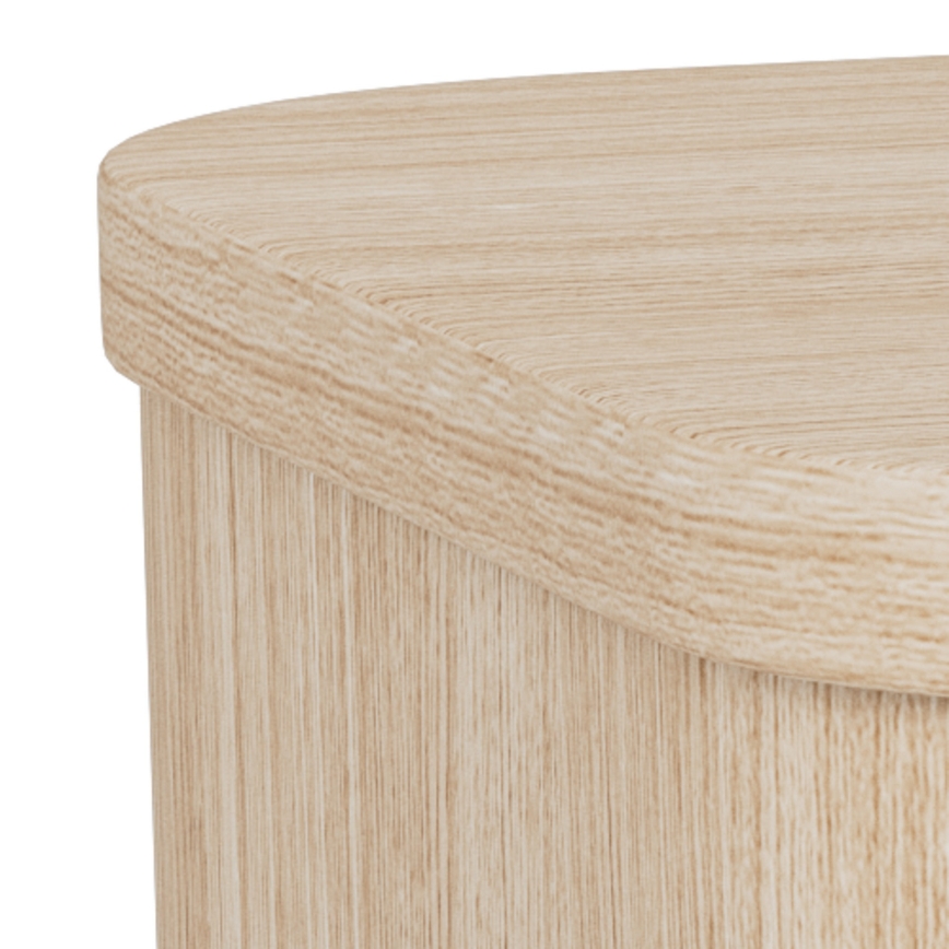 Κομοδίνο MADERA 46x30 cm σε απόχρωση λευκής δρυός