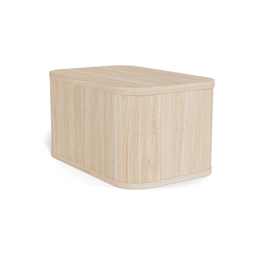 Κομοδίνο MADERA 46x30 cm σε απόχρωση λευκής δρυός
