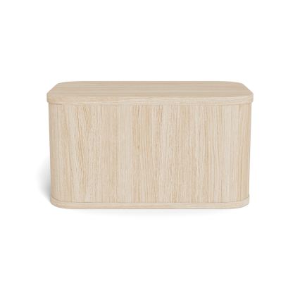 Κομοδίνο MADERA 46x30 cm σε απόχρωση λευκής δρυός