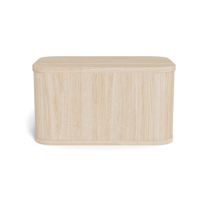 Κομοδίνο MADERA 46x30 cm σε απόχρωση λευκής δρυός