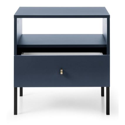 Κομοδίνο MONO 56x54 εκ. μπλε