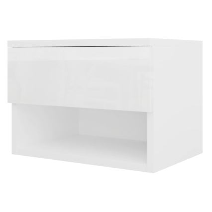 Κομοδίνο NECE 32x45 εκ. λευκό