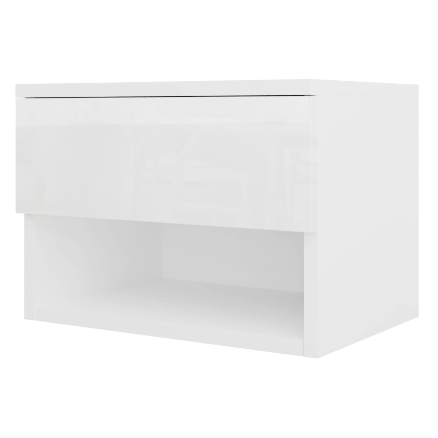 Κομοδίνο NECE 32x45 εκ. λευκό