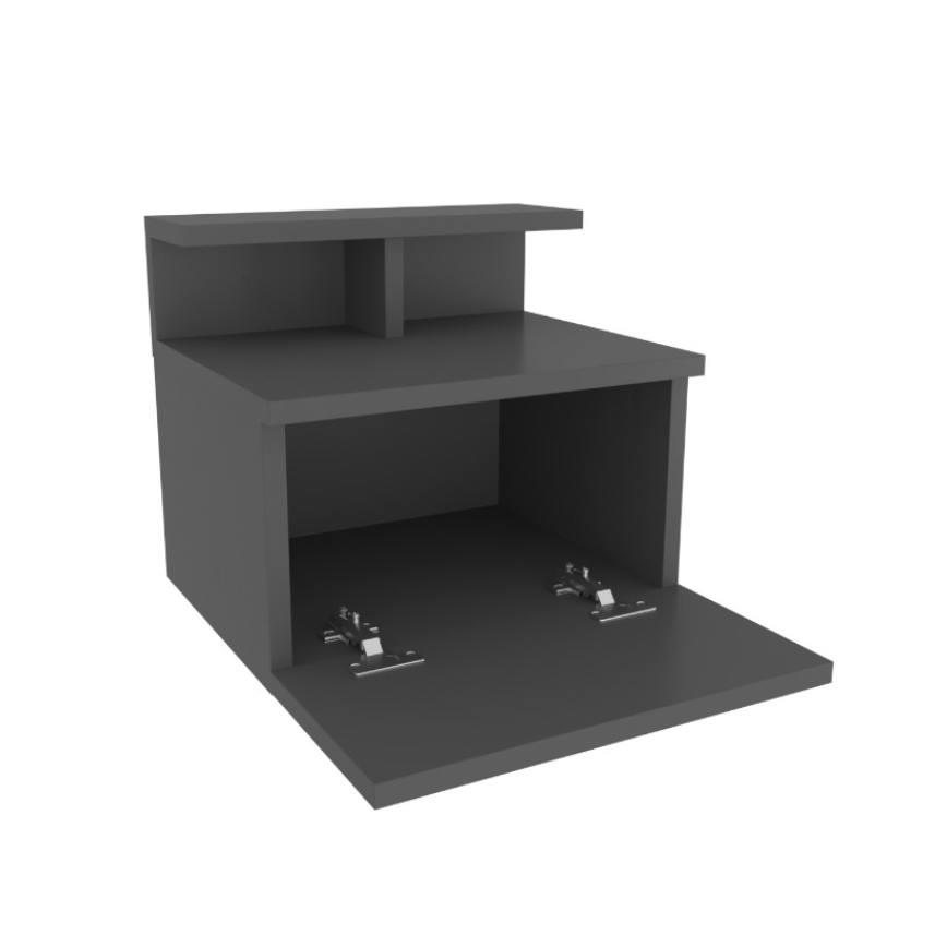 Κομοδίνο NOVEN ανθρακί