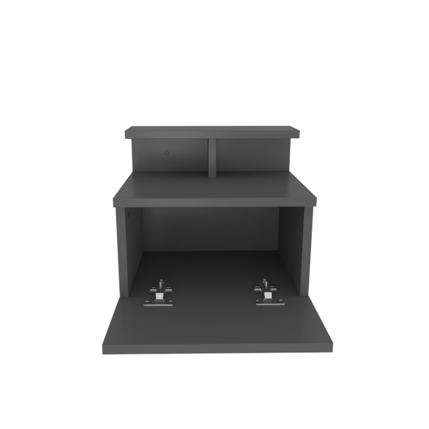 Κομοδίνο NOVEN ανθρακί