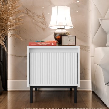 Κομοδίνο OZMI 50x45 cm λευκό