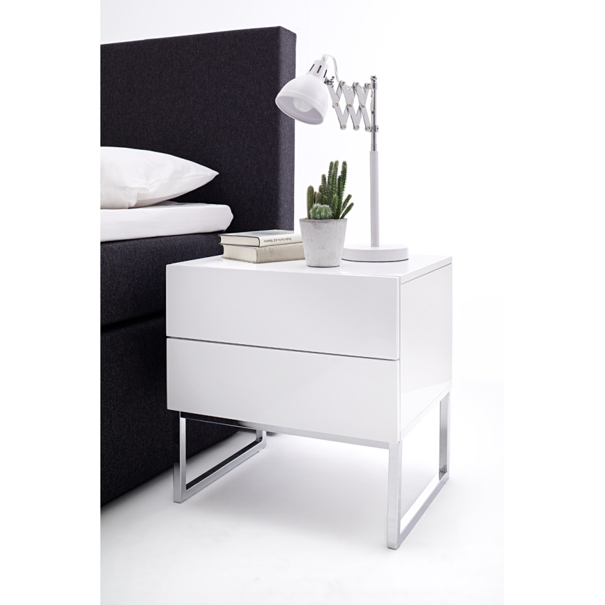 Κομοδίνο ROCKY λευκό