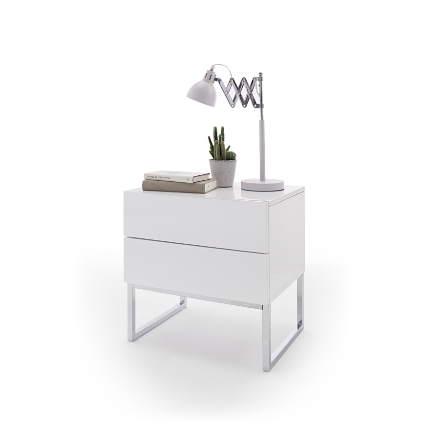 Κομοδίνο ROCKY λευκό