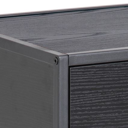 Κομοδίνο SARON ανθρακί