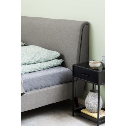 Κομοδίνο SARON ανθρακί