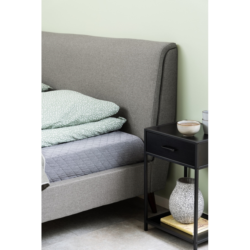 Κομοδίνο SARON ανθρακί