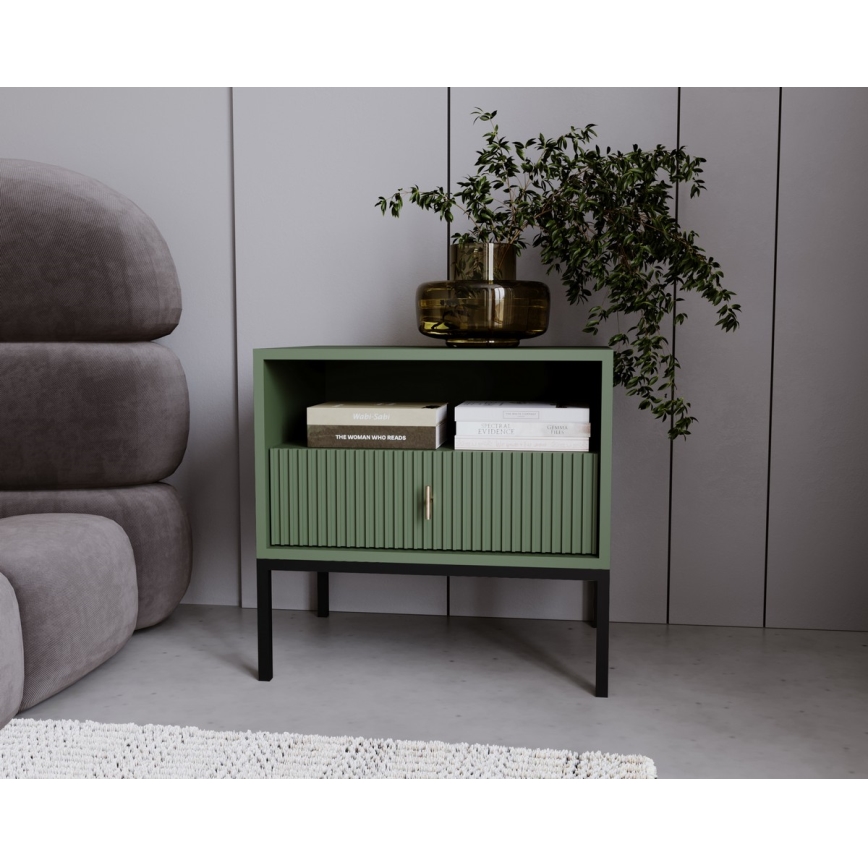 Κομοδίνο SUE πράσινο/μαύρο